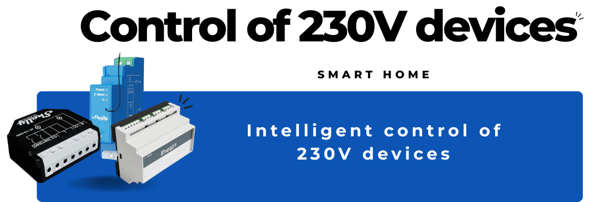 Baner - Ovládanie 230V zariadení EN
